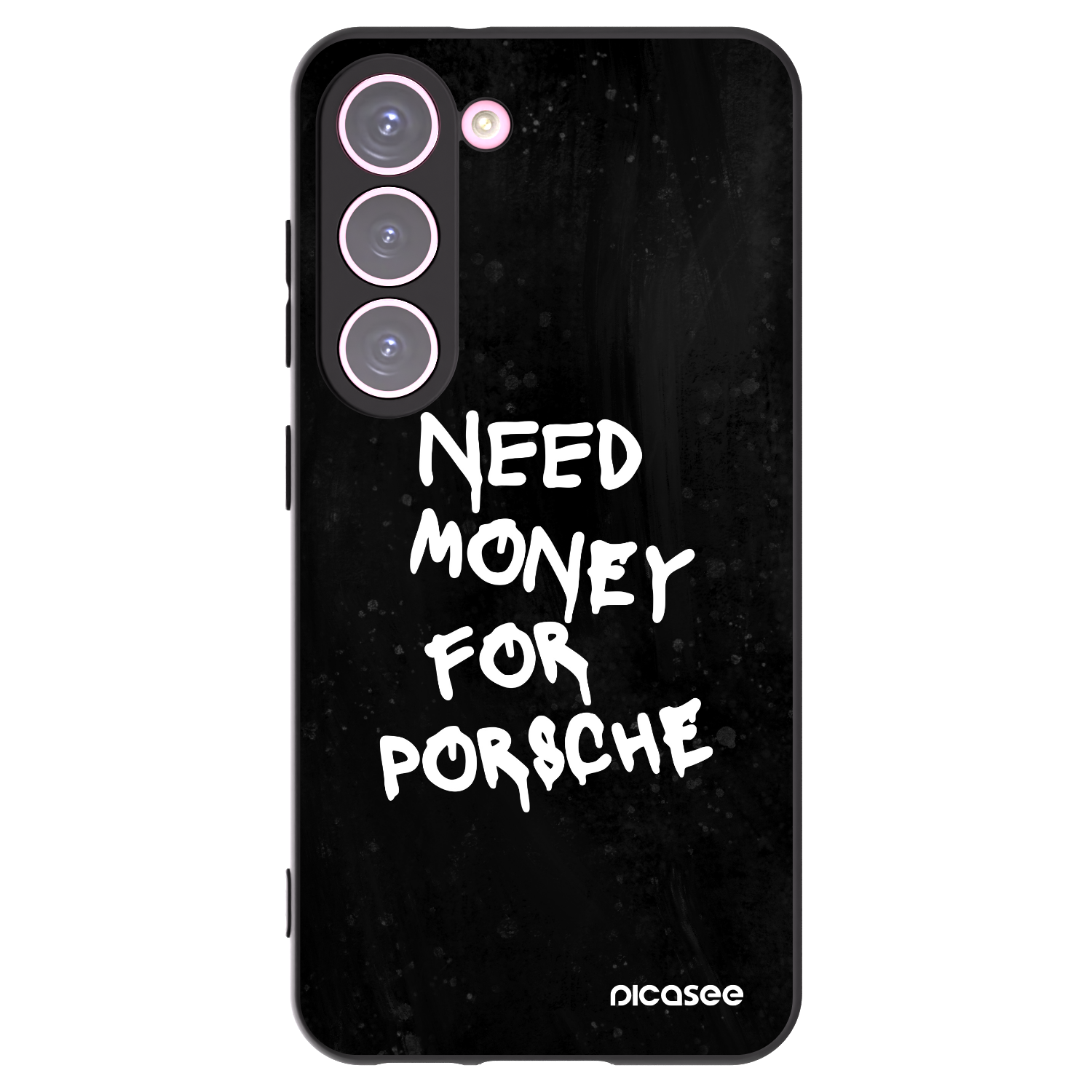 Picasee Μαύρη θήκη σιλικόνης για Samsung Galaxy S23 5G - Black Dollar