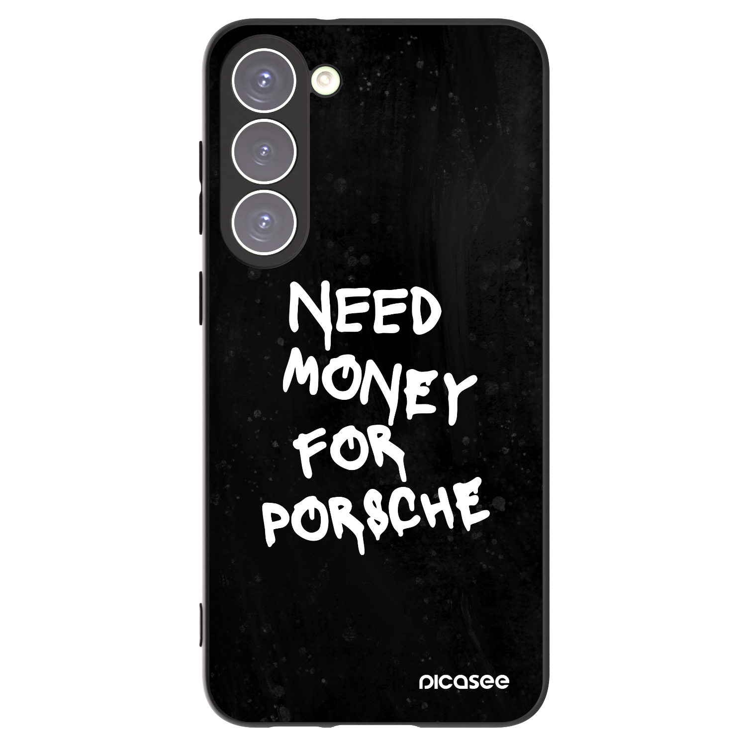 Picasee Μαύρη θήκη σιλικόνης για Samsung Galaxy S23+ 5G - Black Dollar
