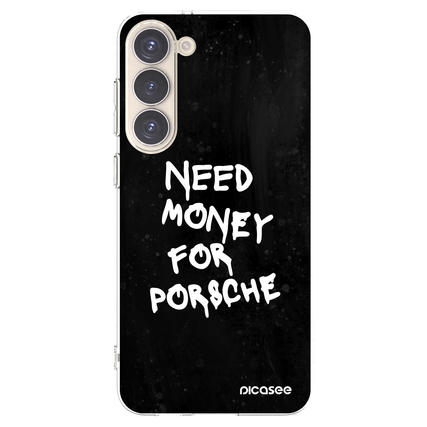 Picasee διαφανής θήκη σιλικόνης Samsung Galaxy S23+ 5G - Black Dollar
