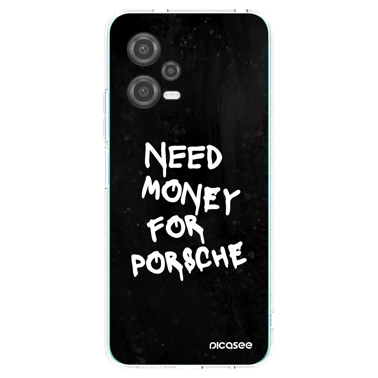 Picasee διαφανής θήκη σιλικόνης Xiaomi Poco X5 - Black Dollar