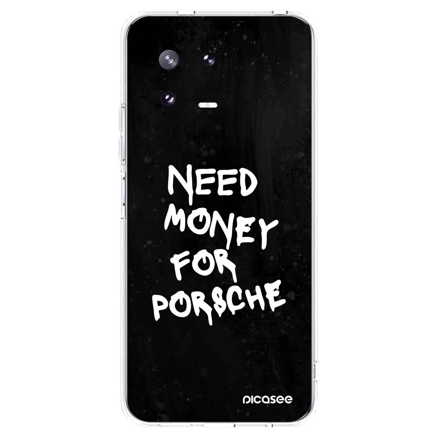 Picasee διαφανής θήκη σιλικόνης Xiaomi 13 Pro - Black Dollar