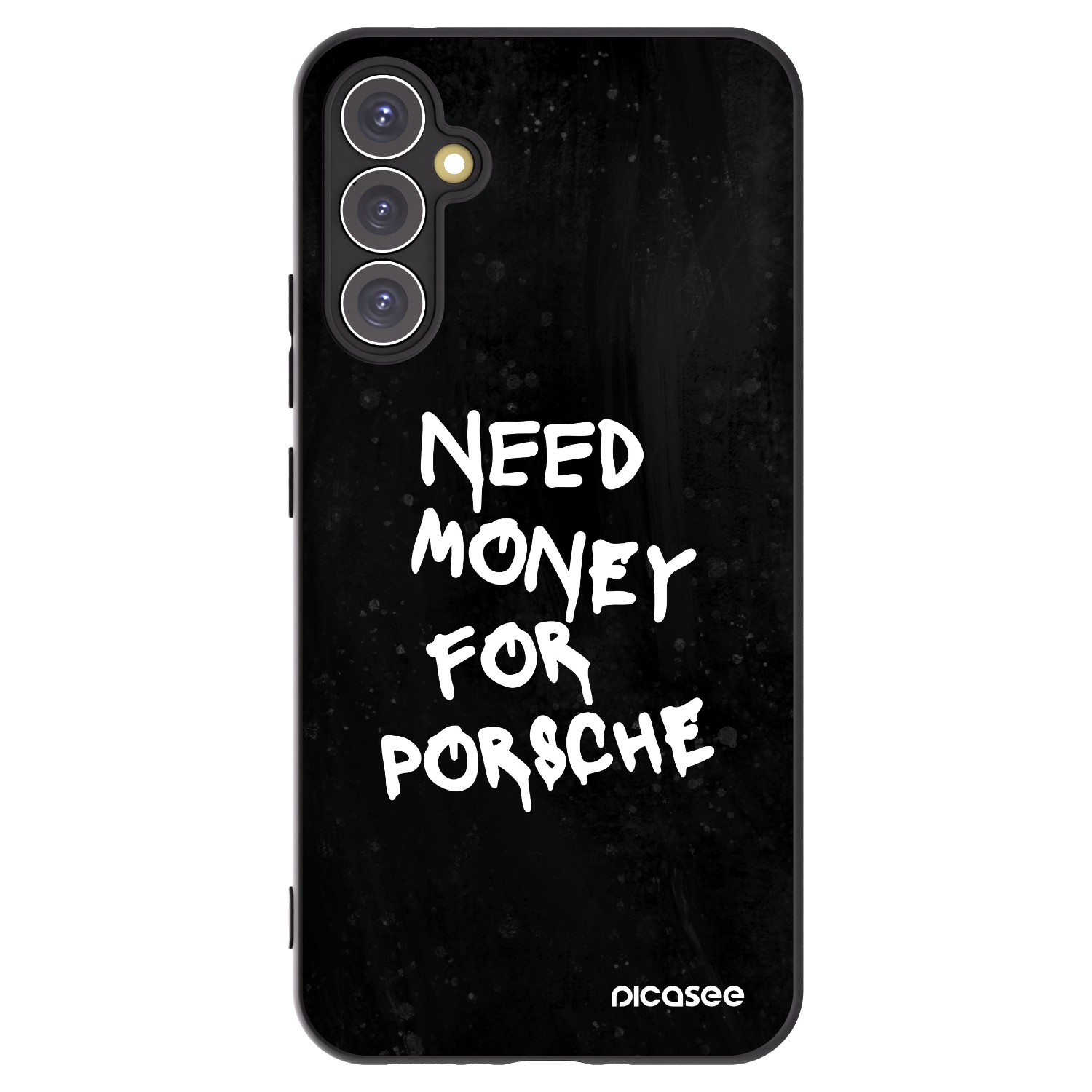 Picasee Μαύρη θήκη σιλικόνης για Samsung Galaxy A34 5G A346B - Black Dollar