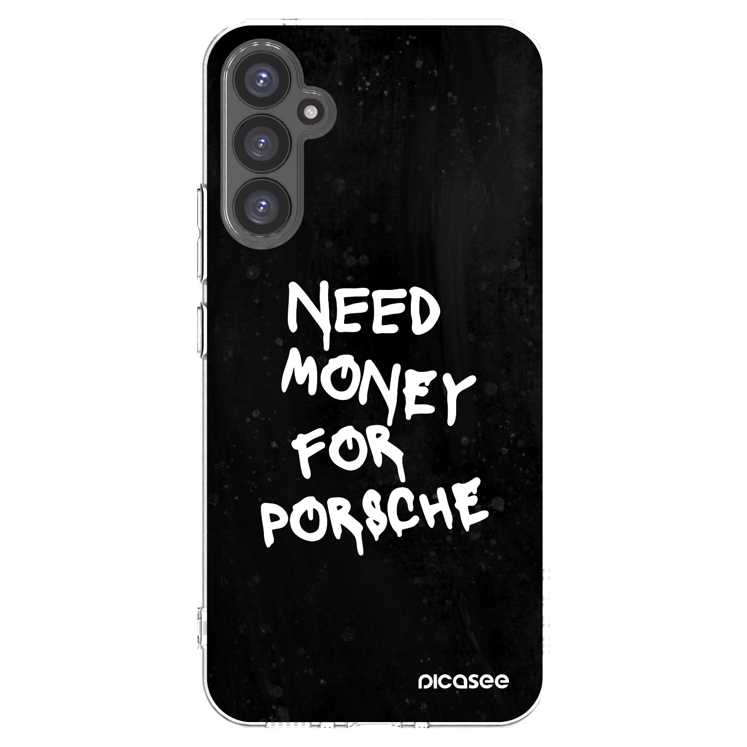 Picasee διαφανής θήκη σιλικόνης Samsung Galaxy A34 5G A346B - Black Dollar