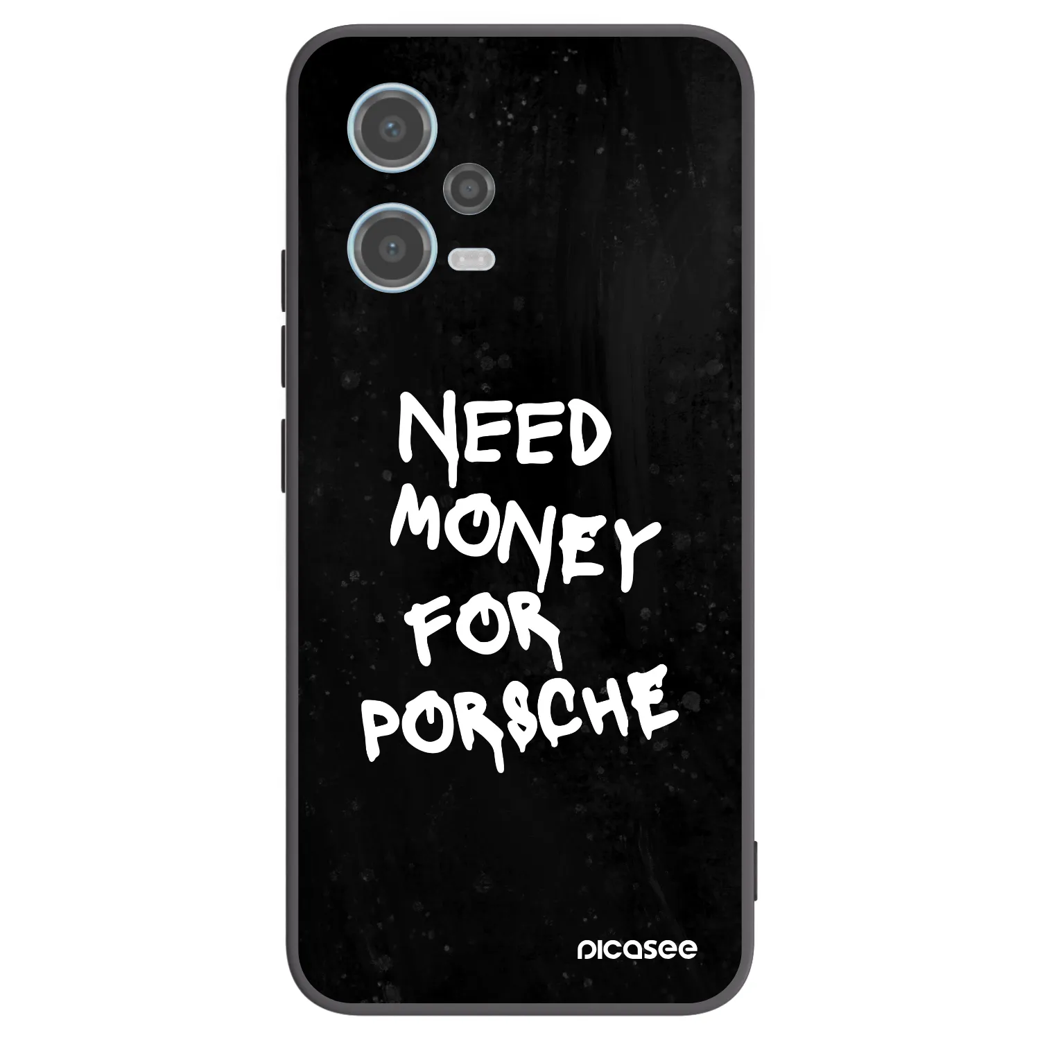 Picasee Μαύρη θήκη σιλικόνης για Xiaomi Redmi Note 12 5G - Black Dollar