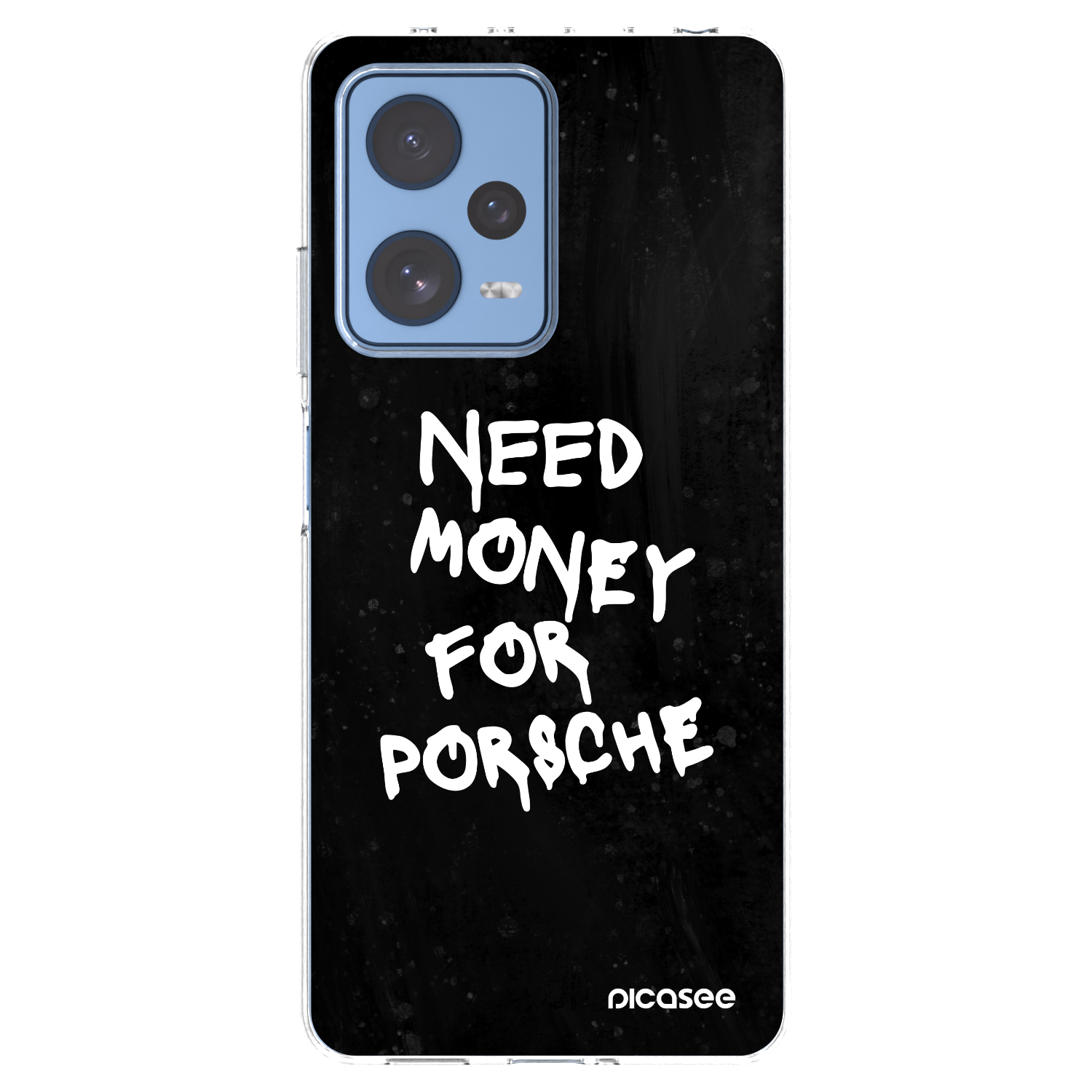 Picasee διαφανής θήκη σιλικόνης Xiaomi Redmi Note 12 Pro 5G - Black Dollar