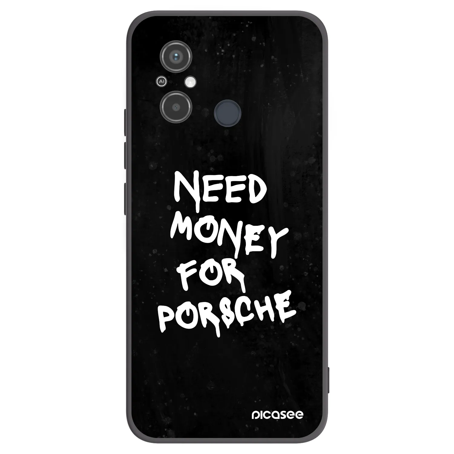 Picasee Μαύρη θήκη σιλικόνης για Xiaomi Redmi 12C - Black Dollar