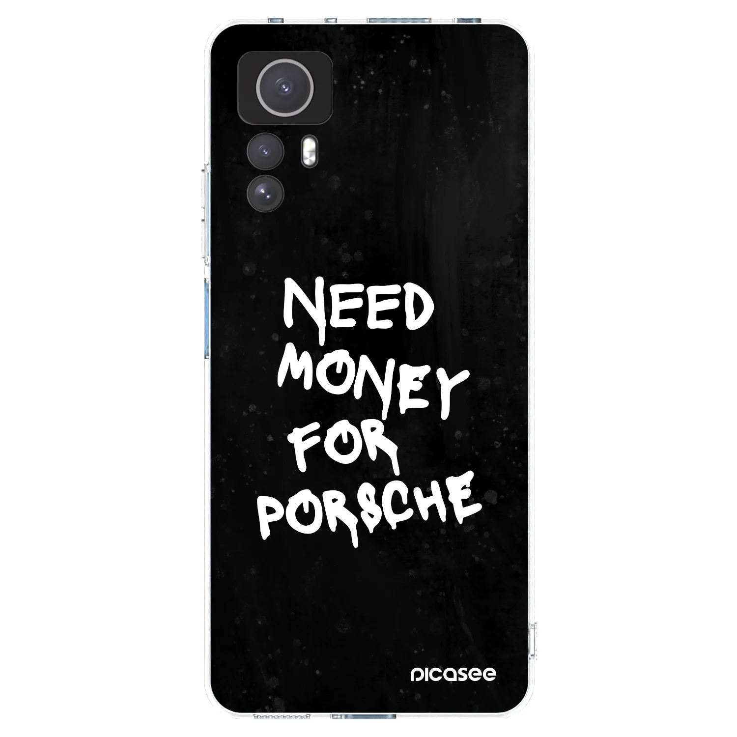 Picasee διαφανής θήκη σιλικόνης Xiaomi Redmi Note 12S - Black Dollar