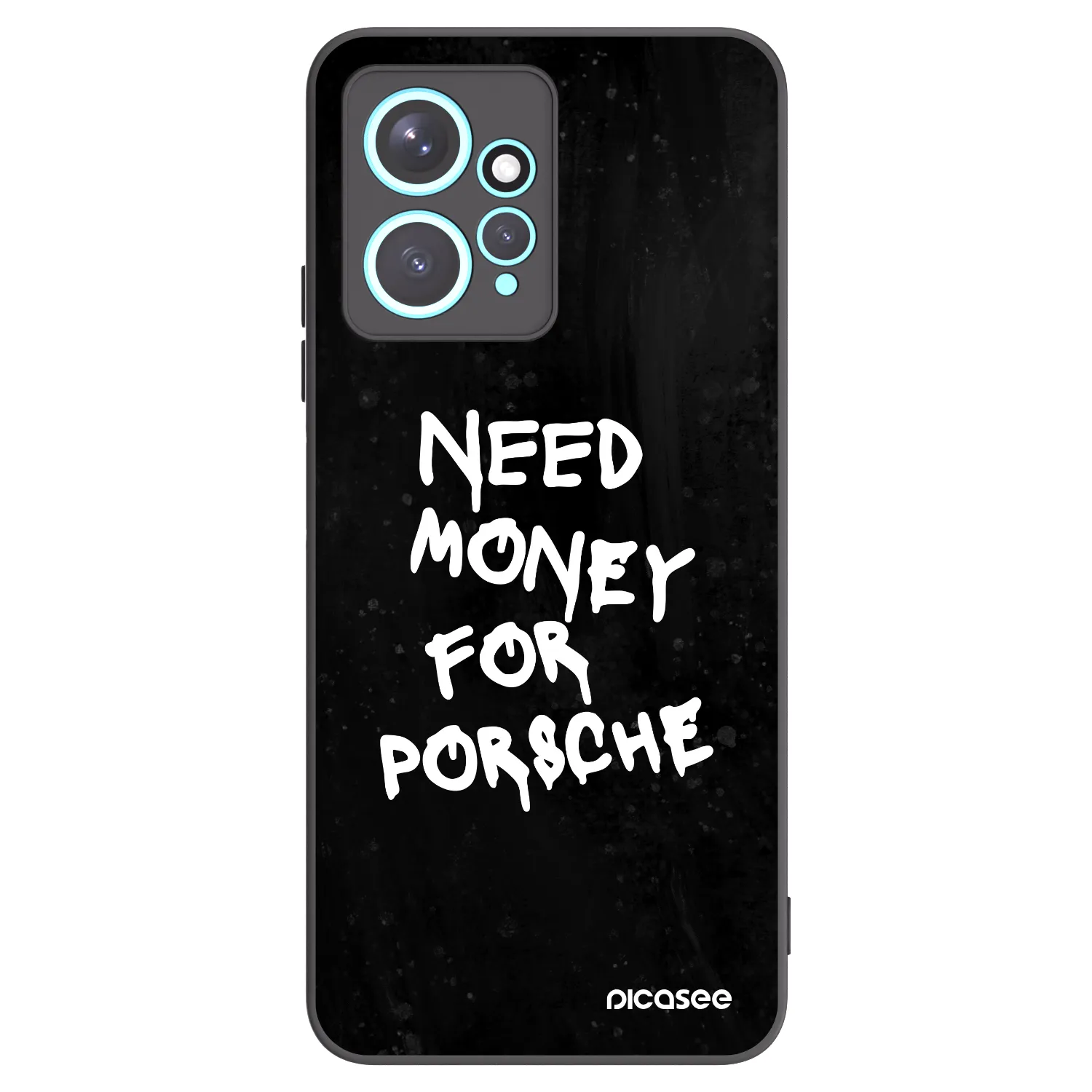 Picasee Μαύρη θήκη σιλικόνης για Xiaomi Redmi Note 12 4G - Black Dollar