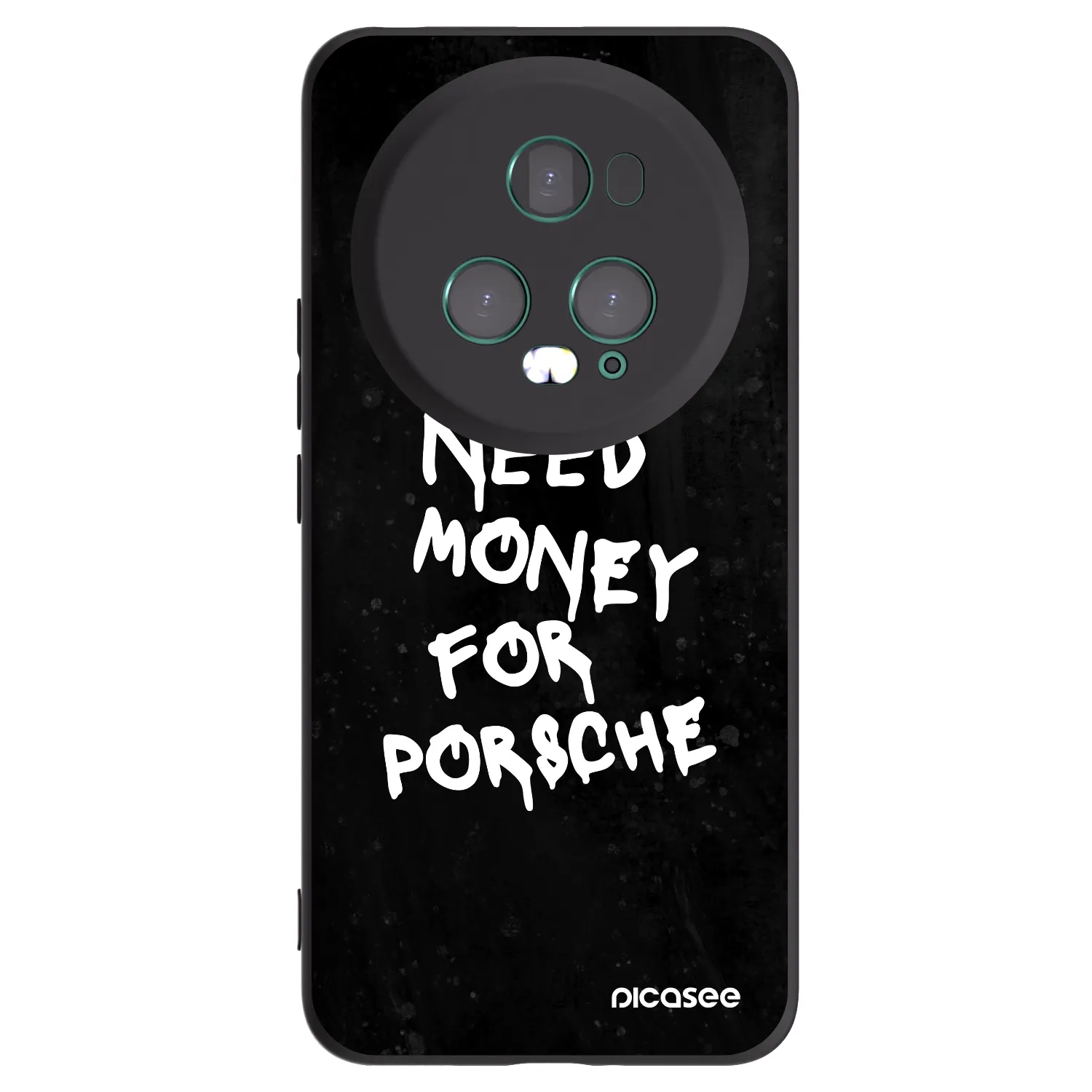 Picasee Μαύρη θήκη σιλικόνης για Honor Magic5 Pro - Black Dollar
