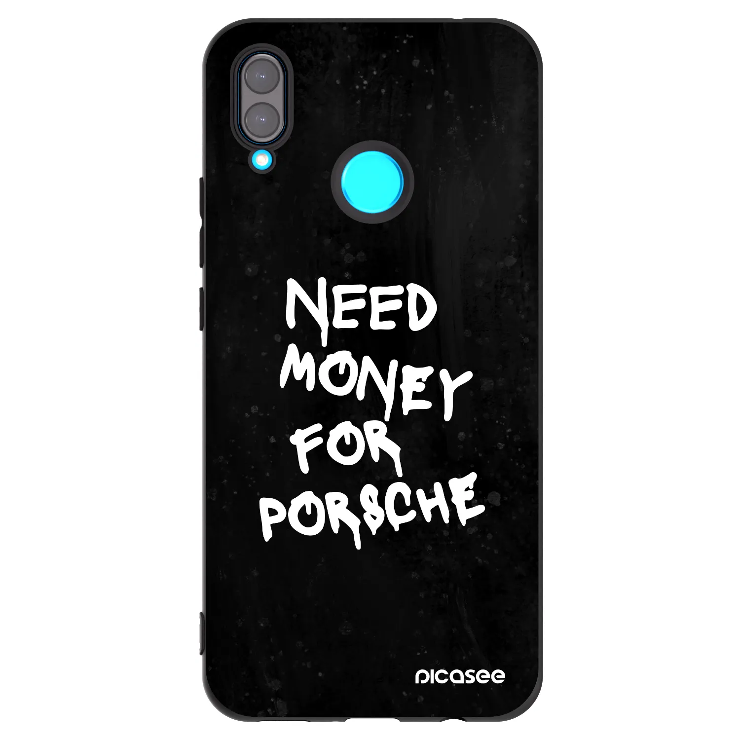 Picasee Μαύρη θήκη σιλικόνης για Huawei Nova 3i - Black Dollar