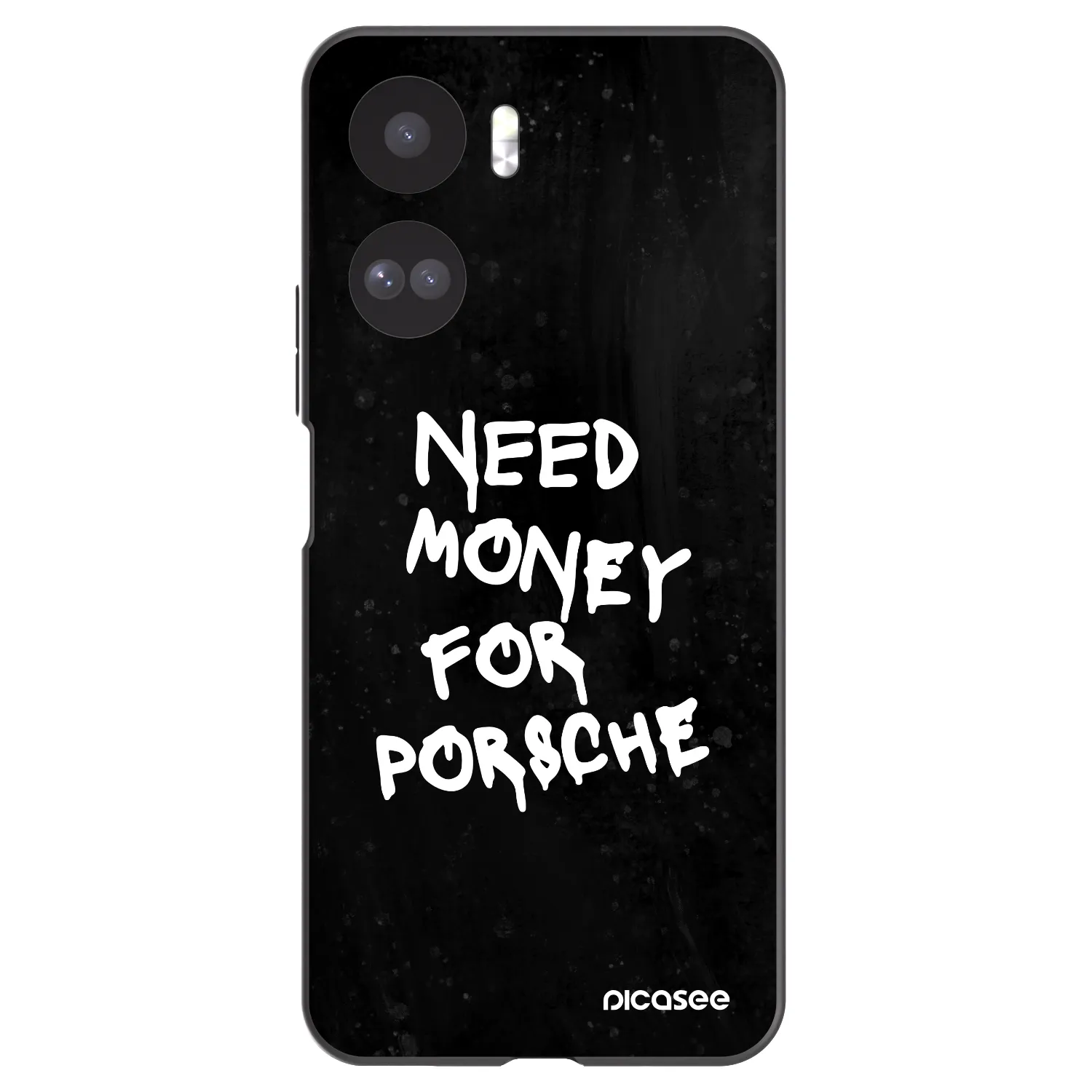 Picasee Μαύρη θήκη σιλικόνης για Honor 90 Lite 5G - Black Dollar