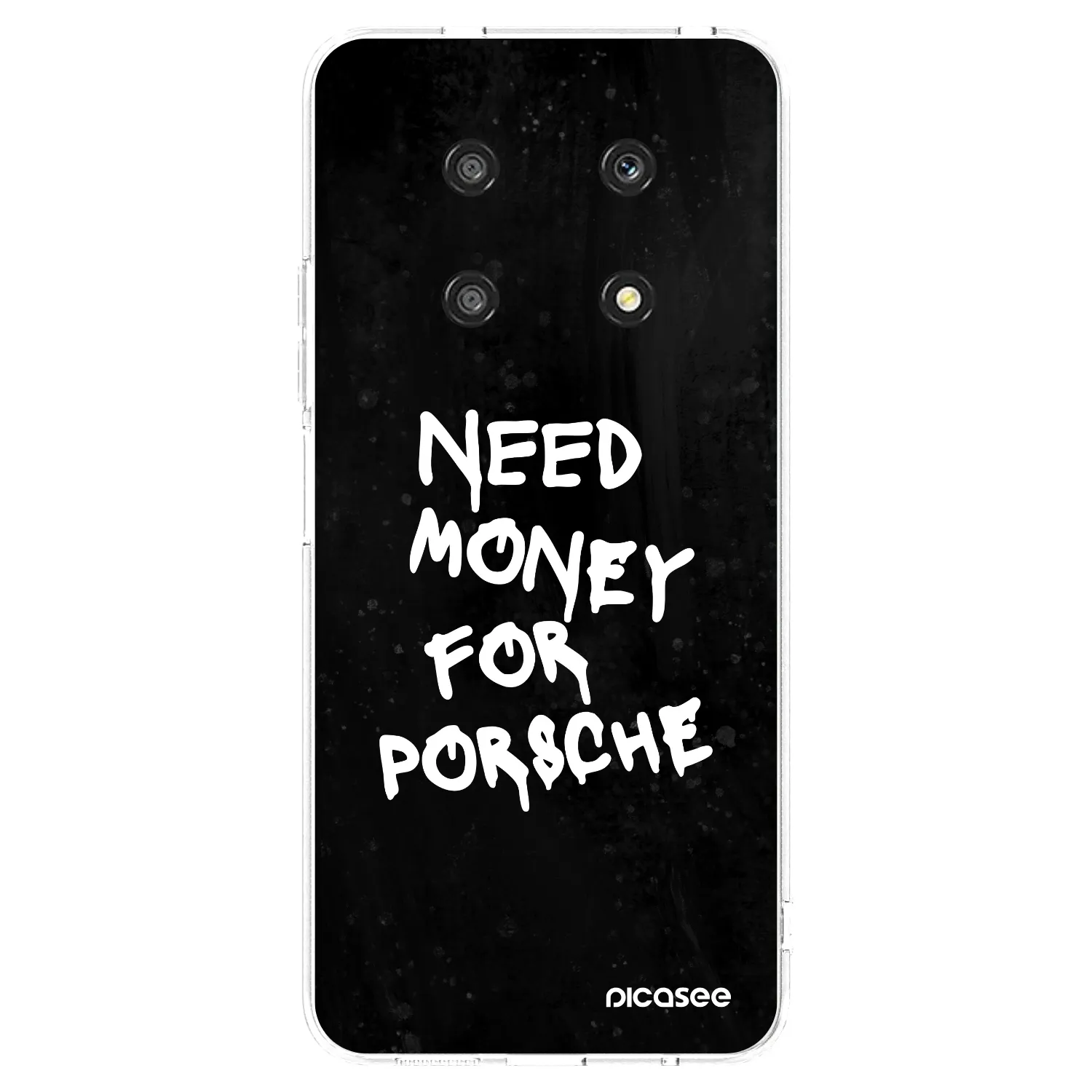 Picasee διαφανής θήκη σιλικόνης Honor Magic4 Lite 5G - Black Dollar