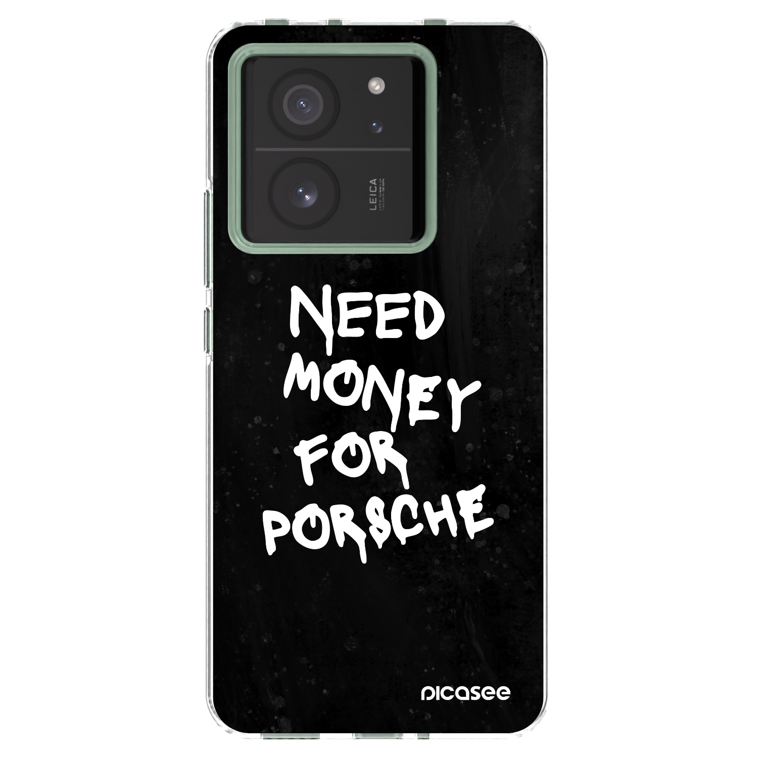 Picasee διαφανής θήκη σιλικόνης Xiaomi 13T Pro - Black Dollar