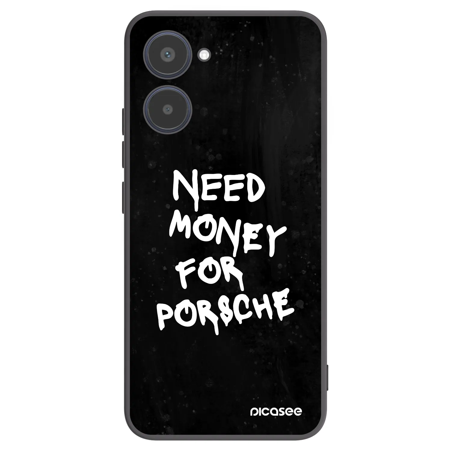 Picasee Μαύρη θήκη σιλικόνης για Realme 10 4G - Black Dollar