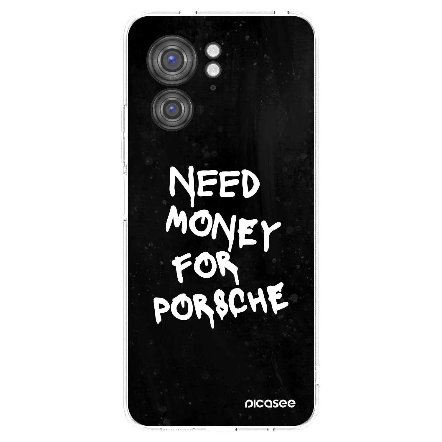 Picasee διαφανής θήκη σιλικόνης Motorola Edge 40 - Black Dollar