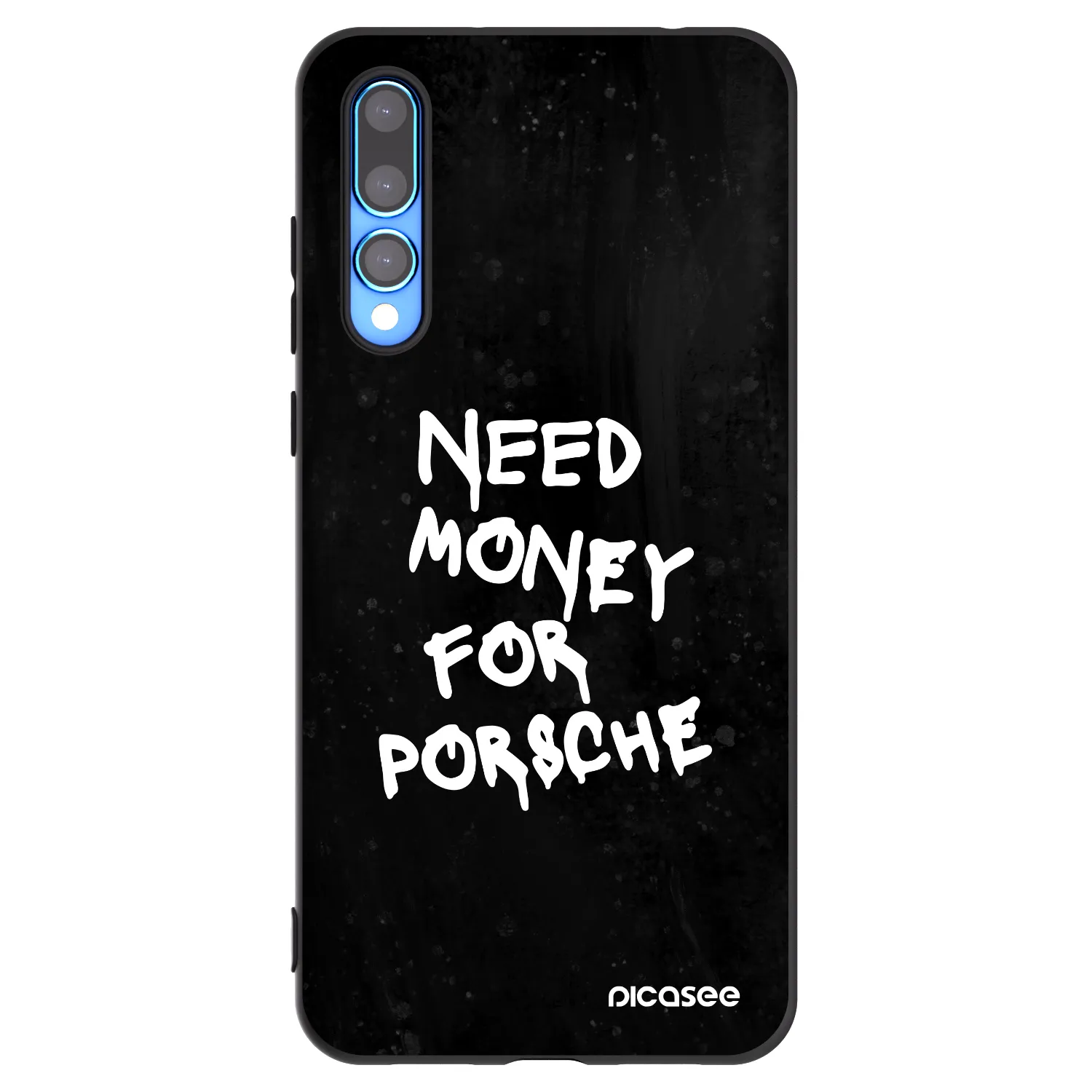 Picasee Μαύρη θήκη σιλικόνης για Huawei P20 Pro - Black Dollar