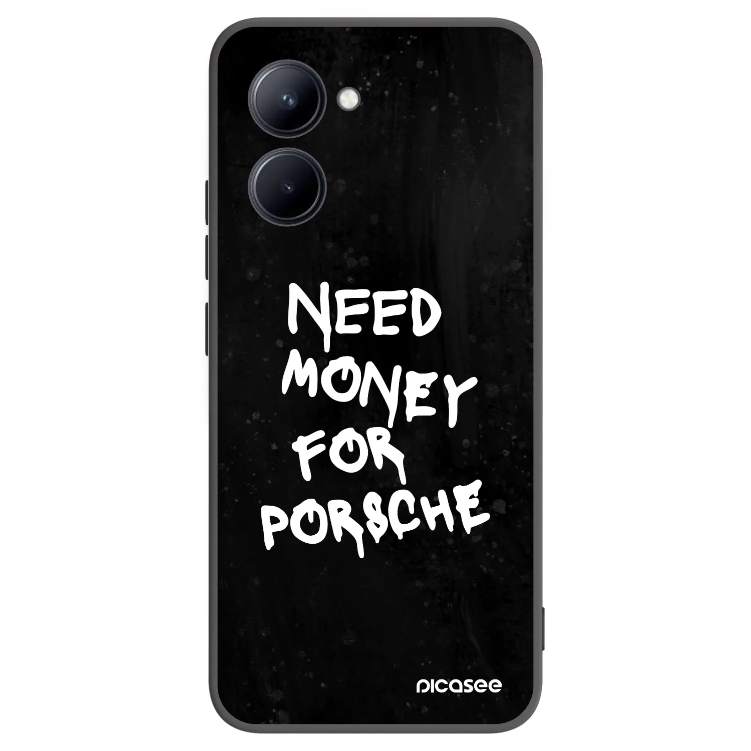 Picasee Μαύρη θήκη σιλικόνης για Realme C33 (2023) - Black Dollar