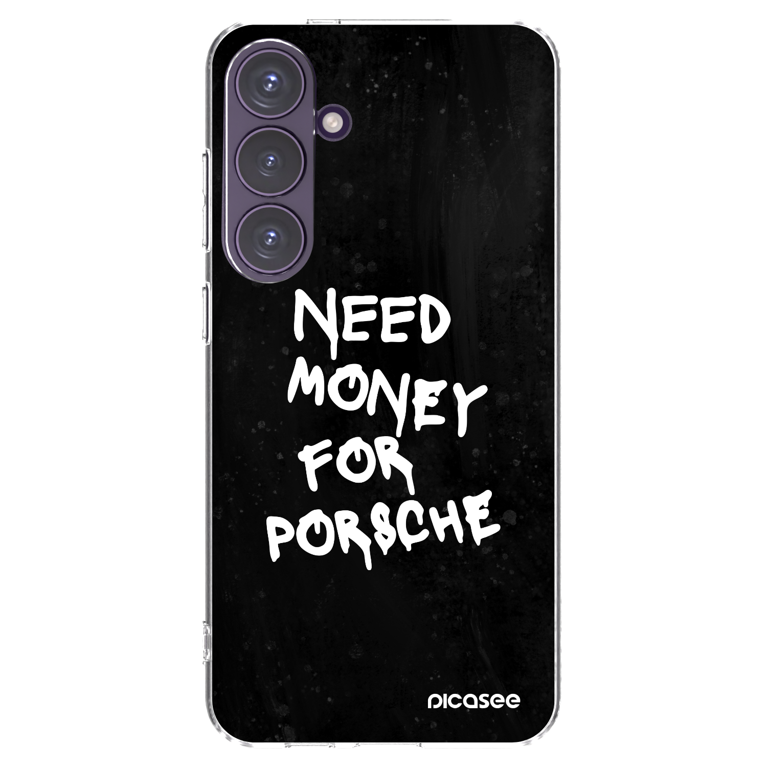 Picasee διαφανής θήκη σιλικόνης Samsung Galaxy S24+ S926B 5G - Black Dollar