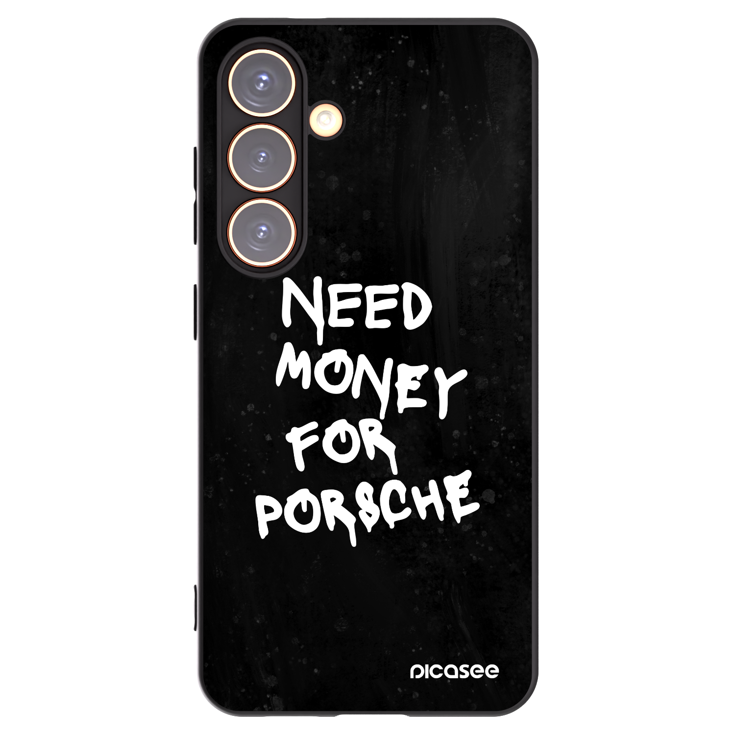 Picasee Μαύρη θήκη σιλικόνης για Samsung Galaxy S24 S921B 5G - Black Dollar