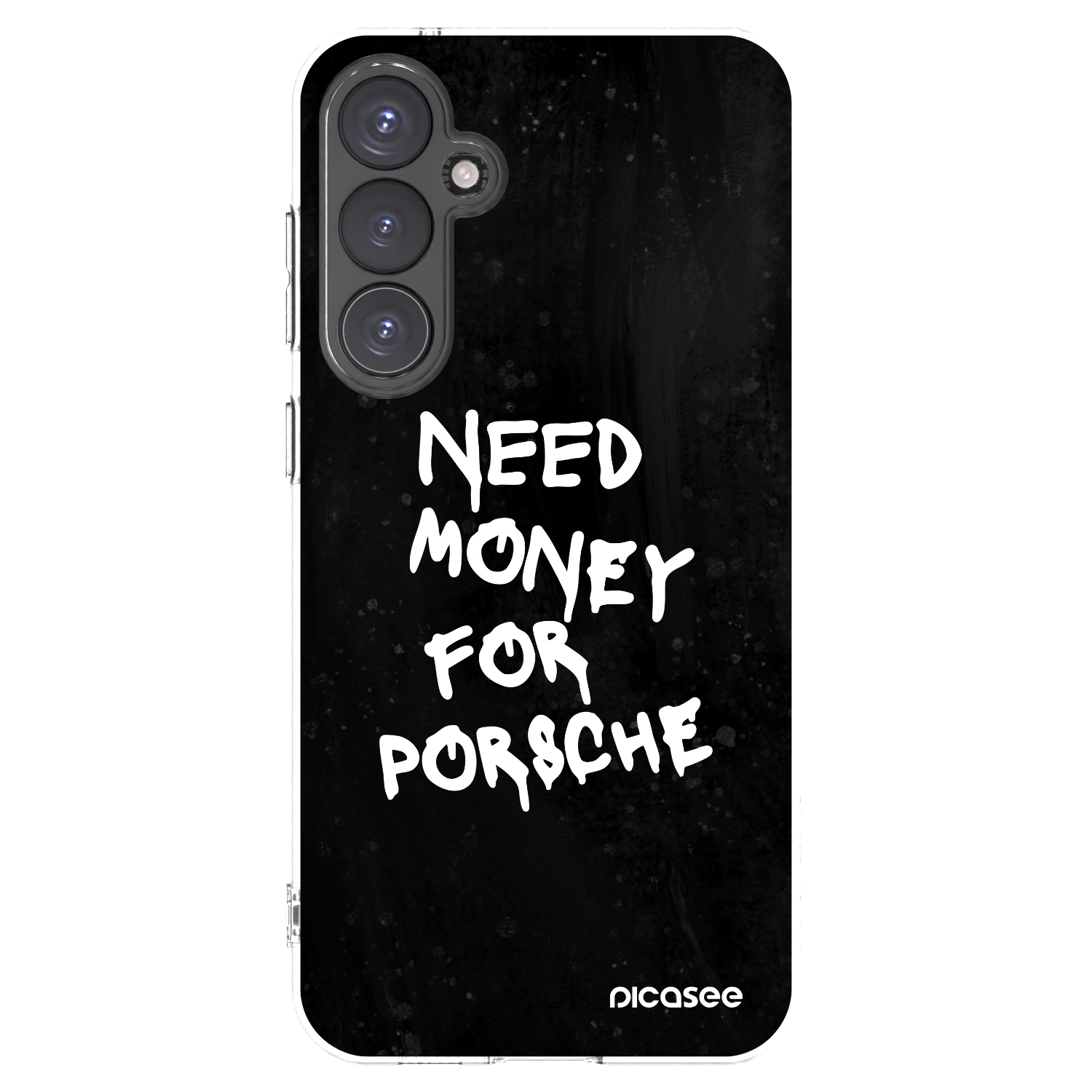 Picasee διαφανής θήκη σιλικόνης Samsung Galaxy S23 FE S711B - Black Dollar