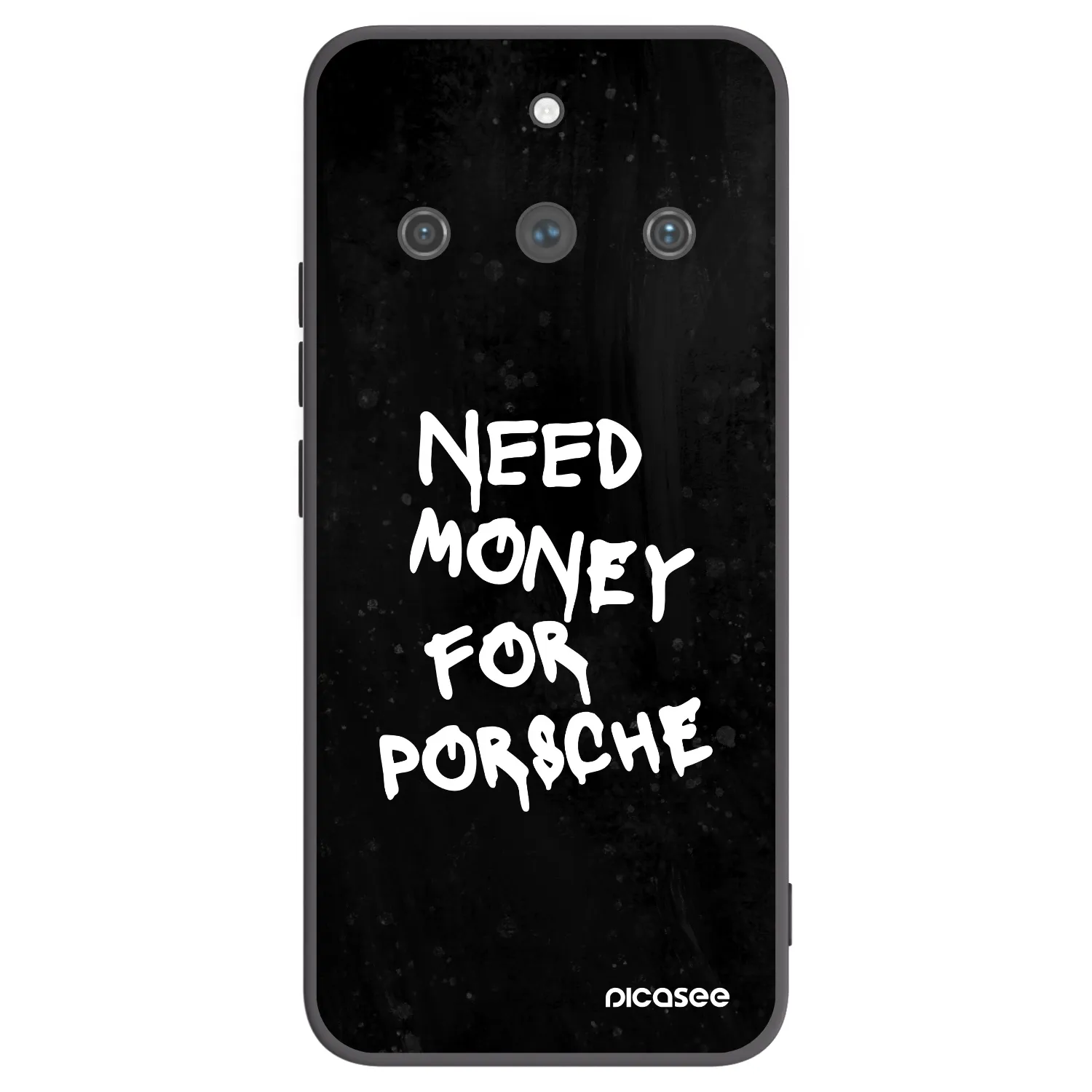Picasee Μαύρη θήκη σιλικόνης για Realme 11 Pro+ - Black Dollar