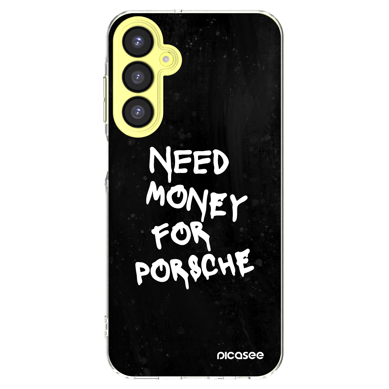 Picasee διαφανής θήκη σιλικόνης Samsung Galaxy A25 A256B 5G - Black Dollar