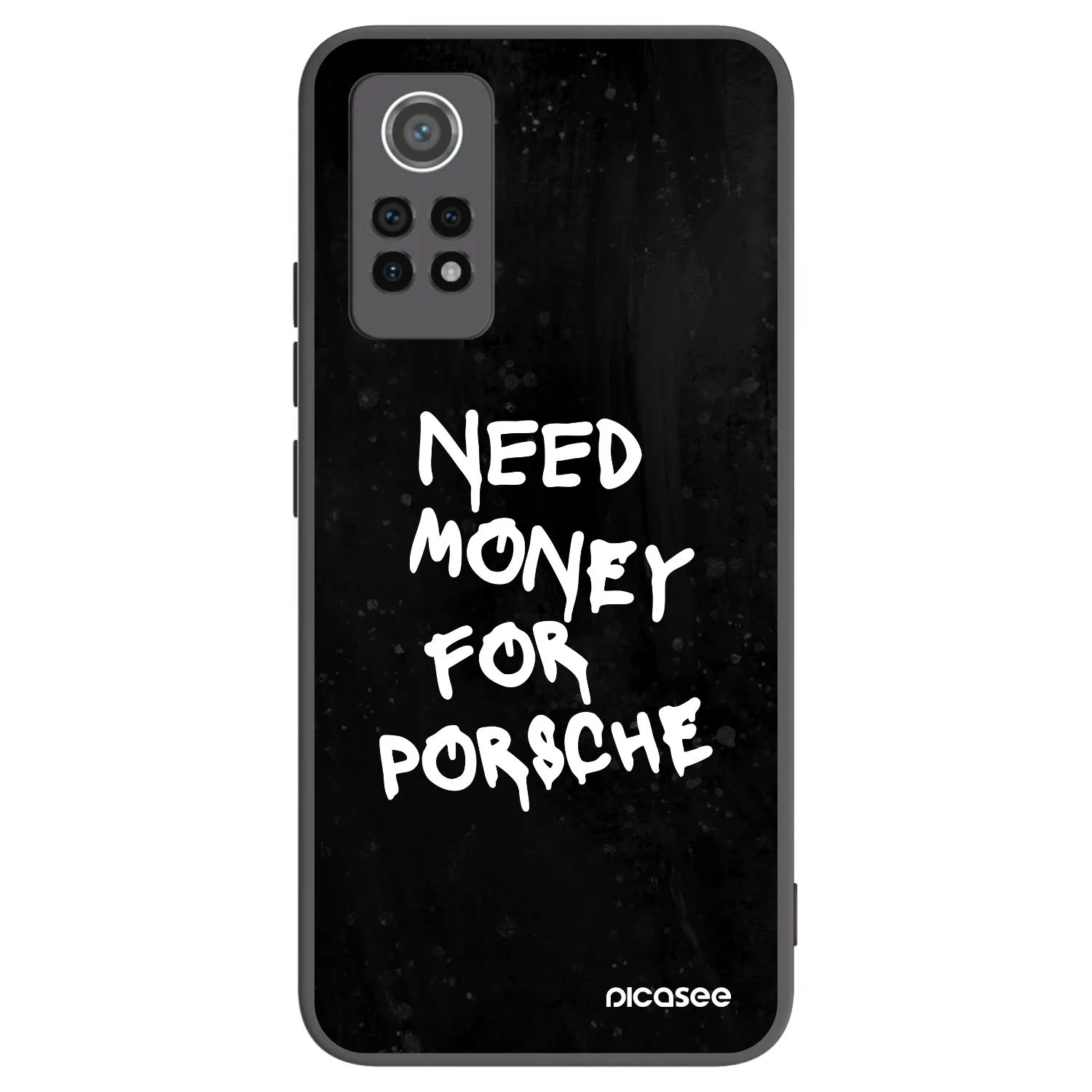 Picasee Μαύρη θήκη σιλικόνης για Xiaomi Redmi Note 12 Pro 4G - Black Dollar
