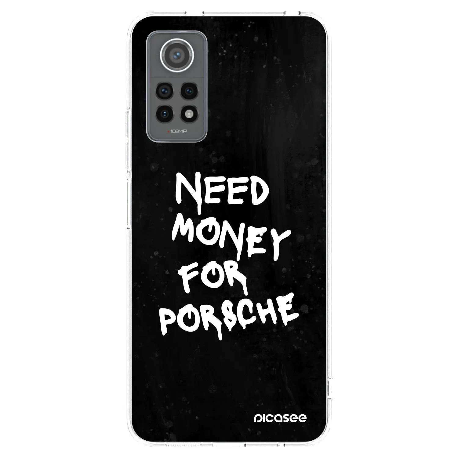 Picasee διαφανής θήκη σιλικόνης Xiaomi Redmi Note 12 Pro 4G - Black Dollar