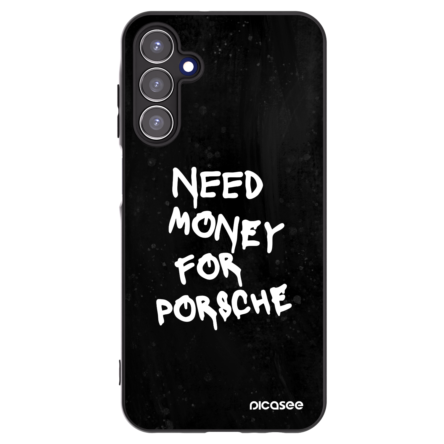Picasee Μαύρη θήκη σιλικόνης για Samsung Galaxy A15 A156B 5G - Black Dollar
