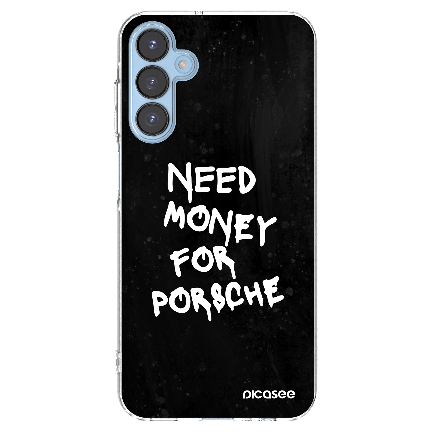 Picasee διαφανής θήκη σιλικόνης Samsung Galaxy A15 A156B 5G - Black Dollar