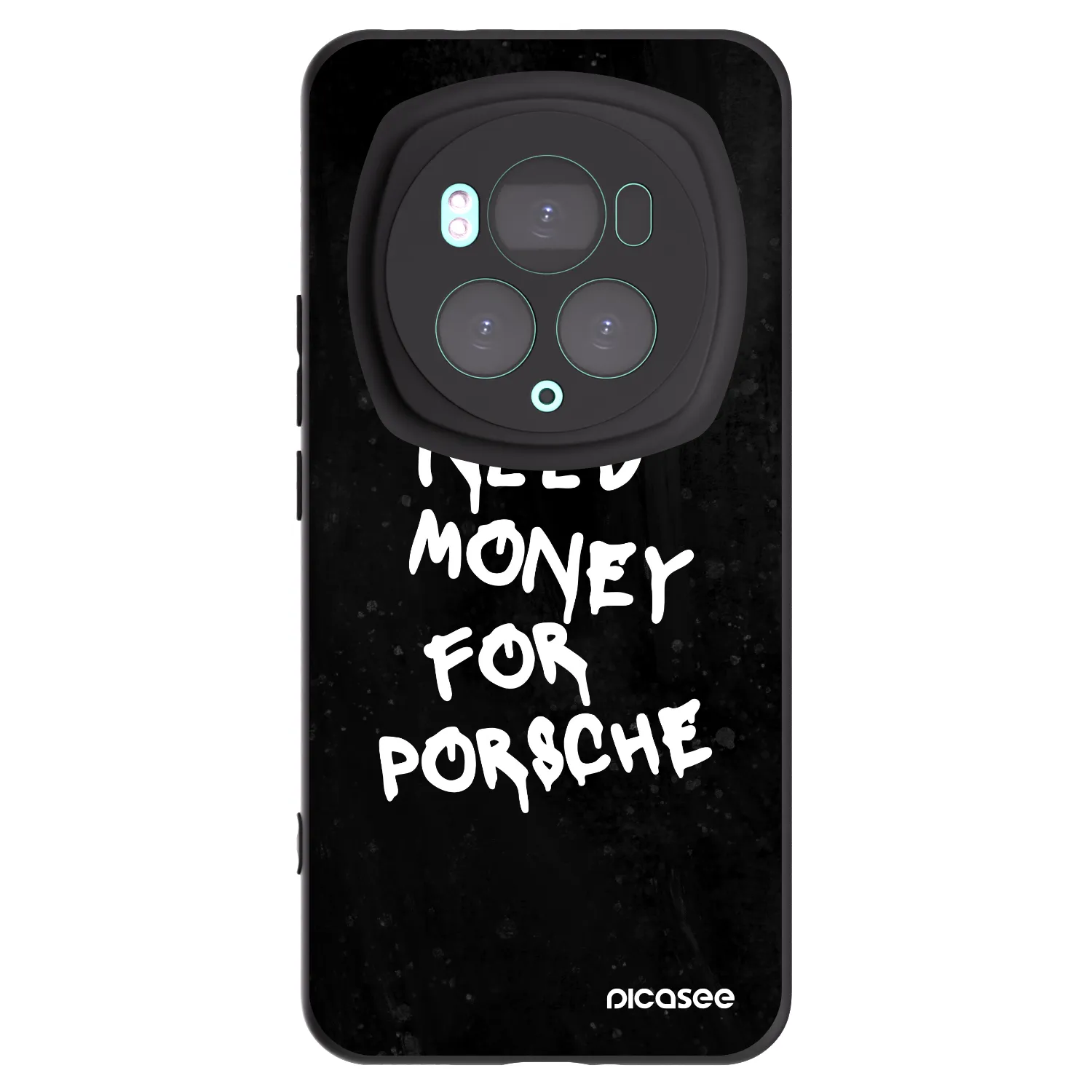 Picasee Μαύρη θήκη σιλικόνης για Honor Magic6 Pro - Black Dollar