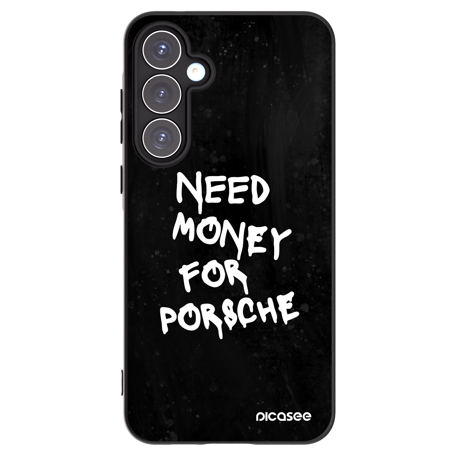 Picasee Μαύρη θήκη σιλικόνης για Samsung Galaxy A55 5G A556B - Black Dollar