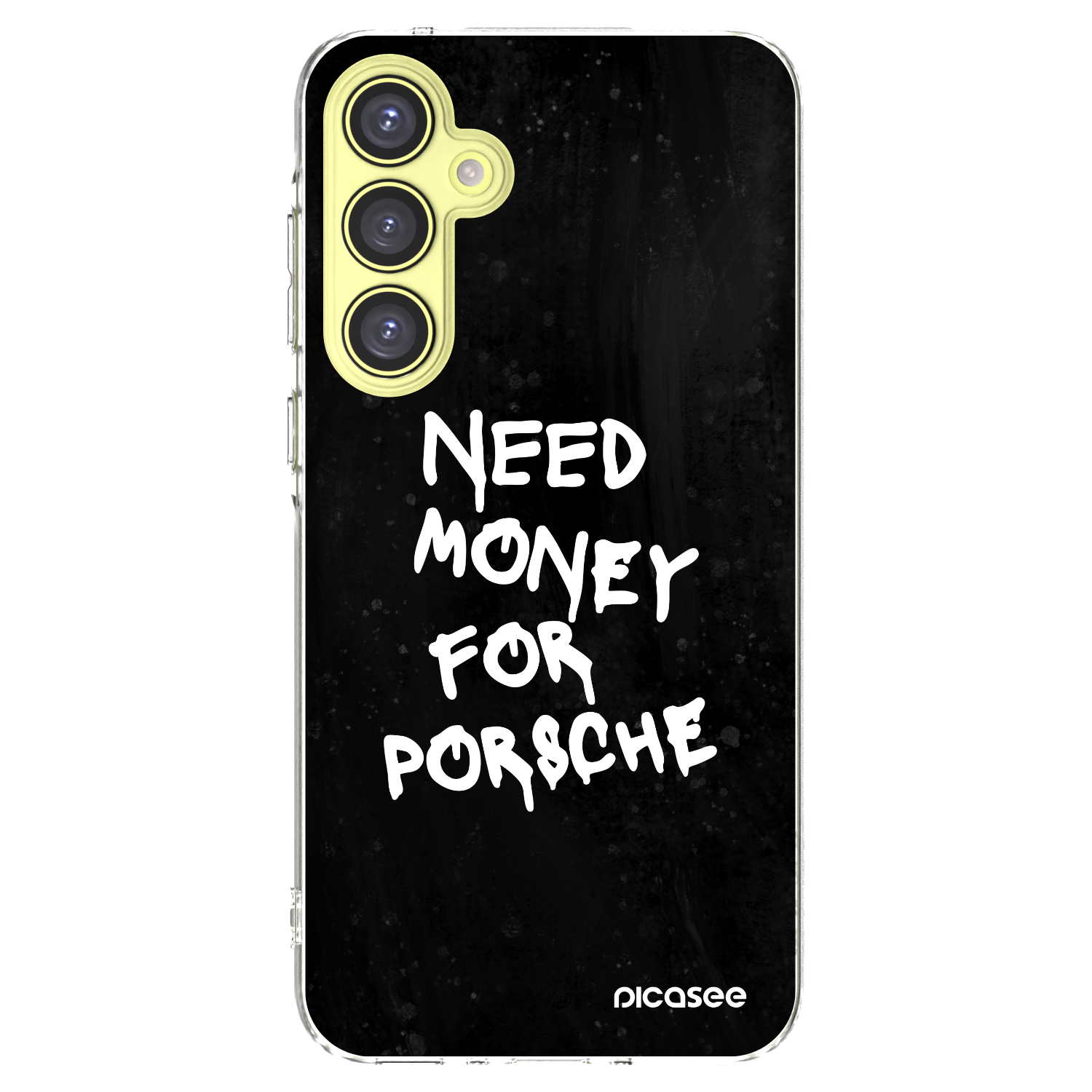 Picasee διαφανής θήκη σιλικόνης Samsung Galaxy A35 5G A356B - Black Dollar