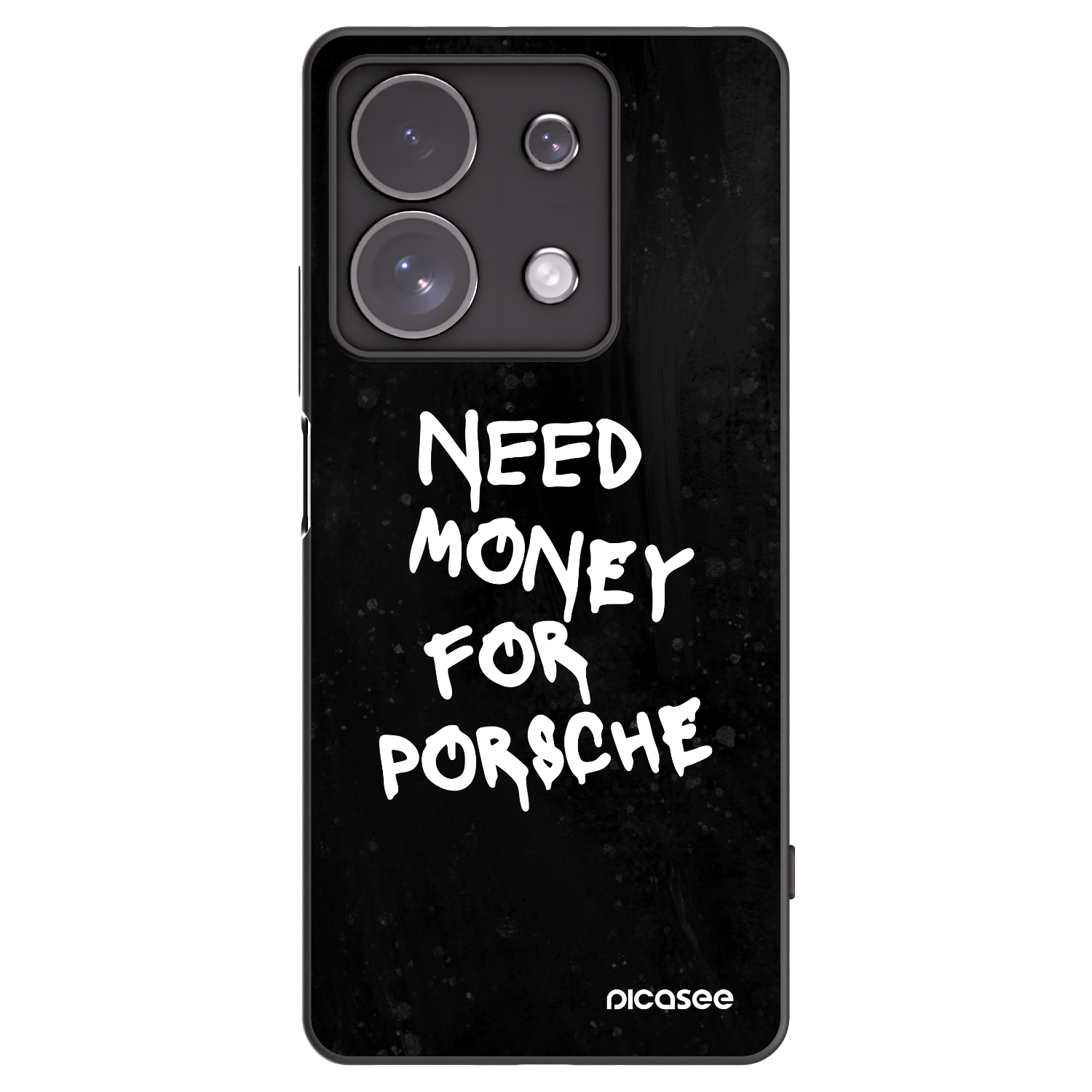 Picasee Μαύρη θήκη σιλικόνης για Xiaomi Redmi Note 13 Pro 4G - Black Dollar
