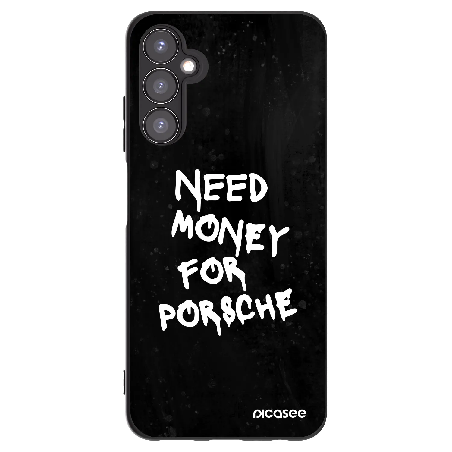 Picasee Μαύρη θήκη σιλικόνης για Samsung Galaxy A05s A057G - Black Dollar