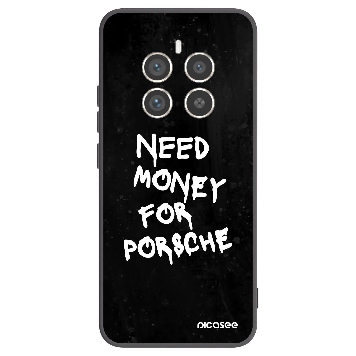 Picasee Μαύρη θήκη σιλικόνης για Realme 12 Pro 5G - Black Dollar