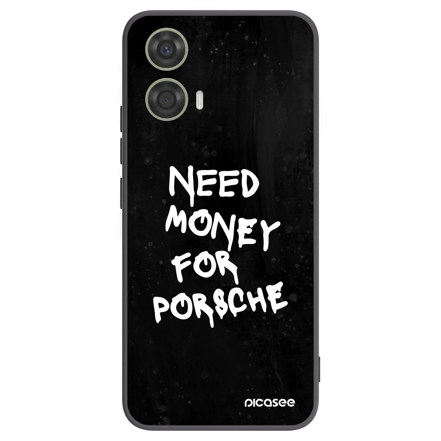 Picasee Μαύρη θήκη σιλικόνης για Motorola Moto G24 - Black Dollar