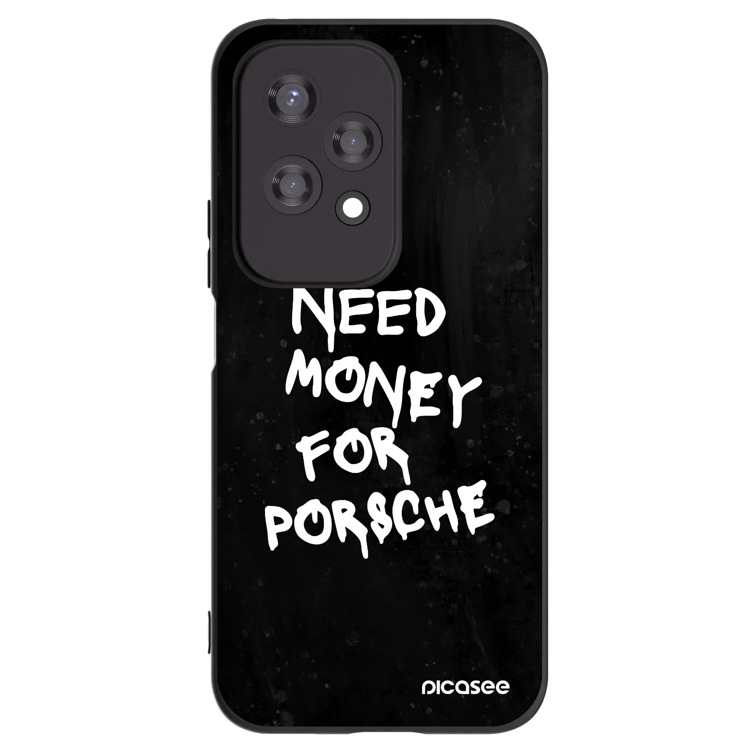 Picasee Μαύρη θήκη σιλικόνης για Honor 200 Lite - Black Dollar