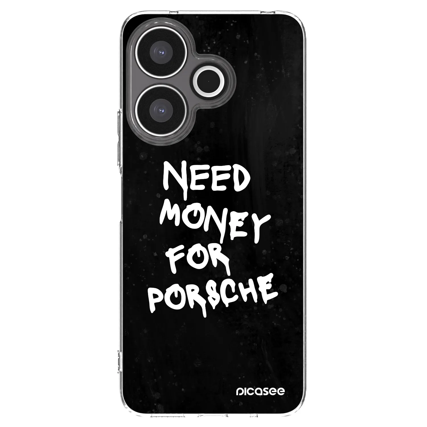Picasee διαφανής θήκη σιλικόνης Xiaomi Redmi 13 4G - Black Dollar
