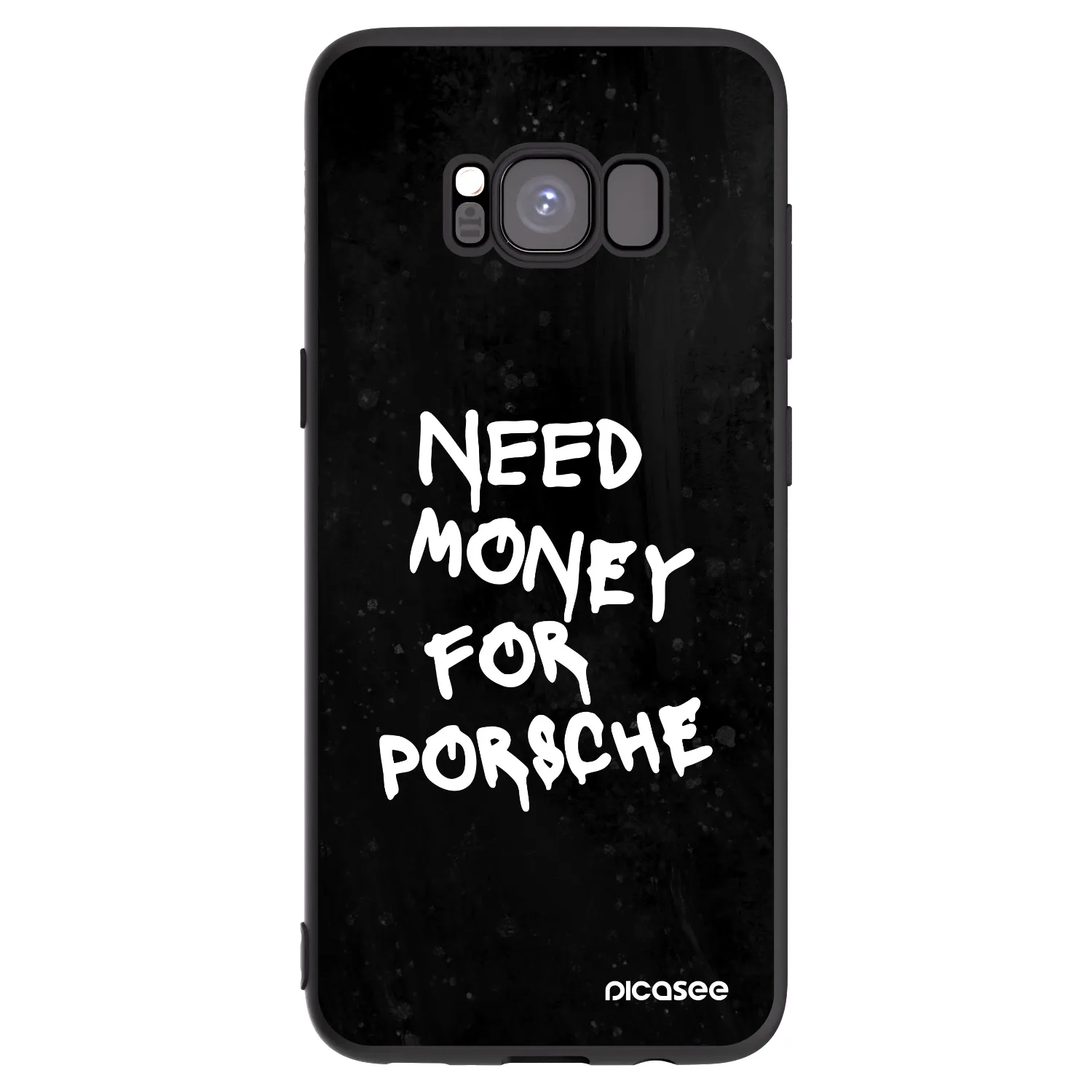 Picasee Μαύρη θήκη σιλικόνης για Samsung Galaxy S8 G950F - Black Dollar