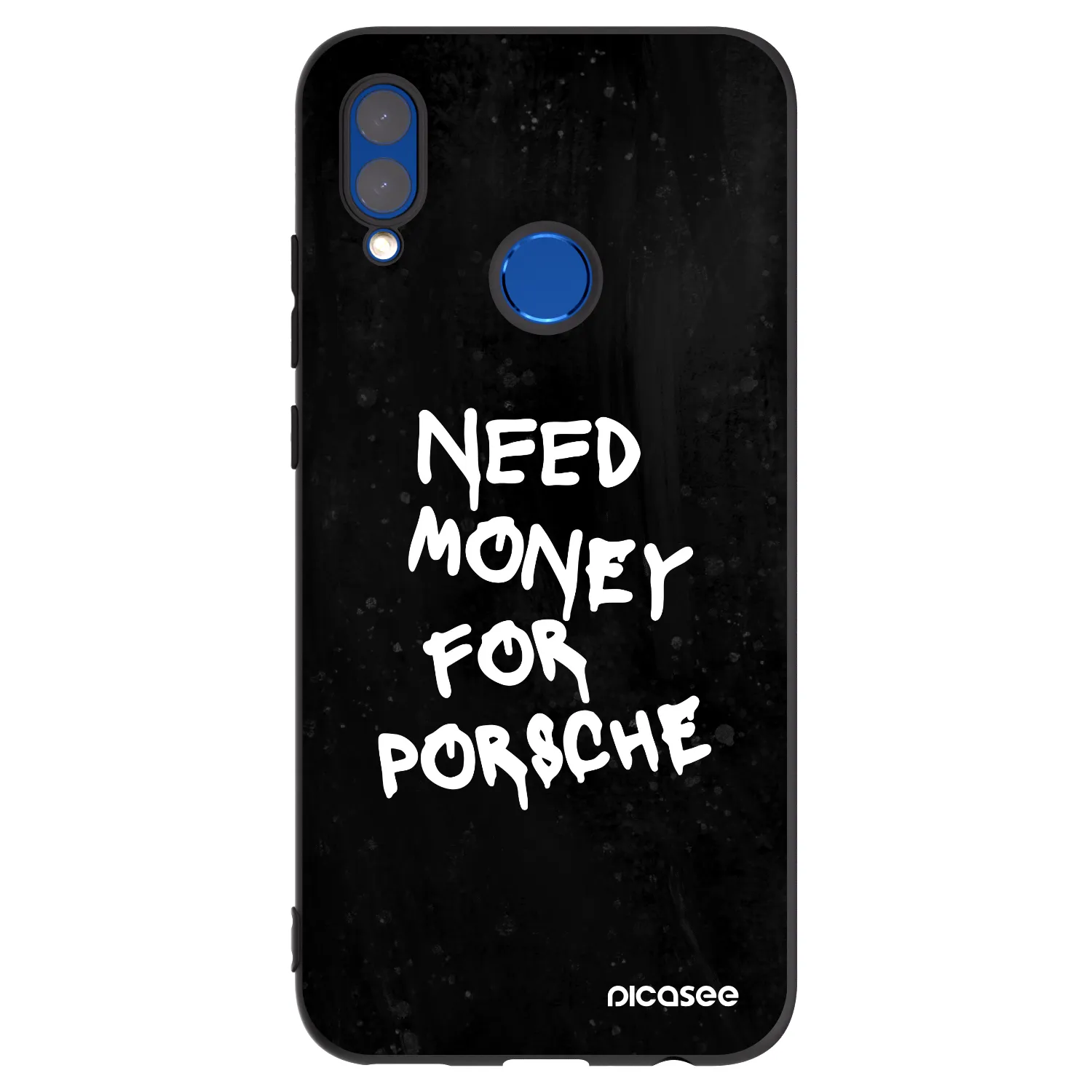 Picasee Μαύρη θήκη σιλικόνης για Honor 10 Lite - Black Dollar