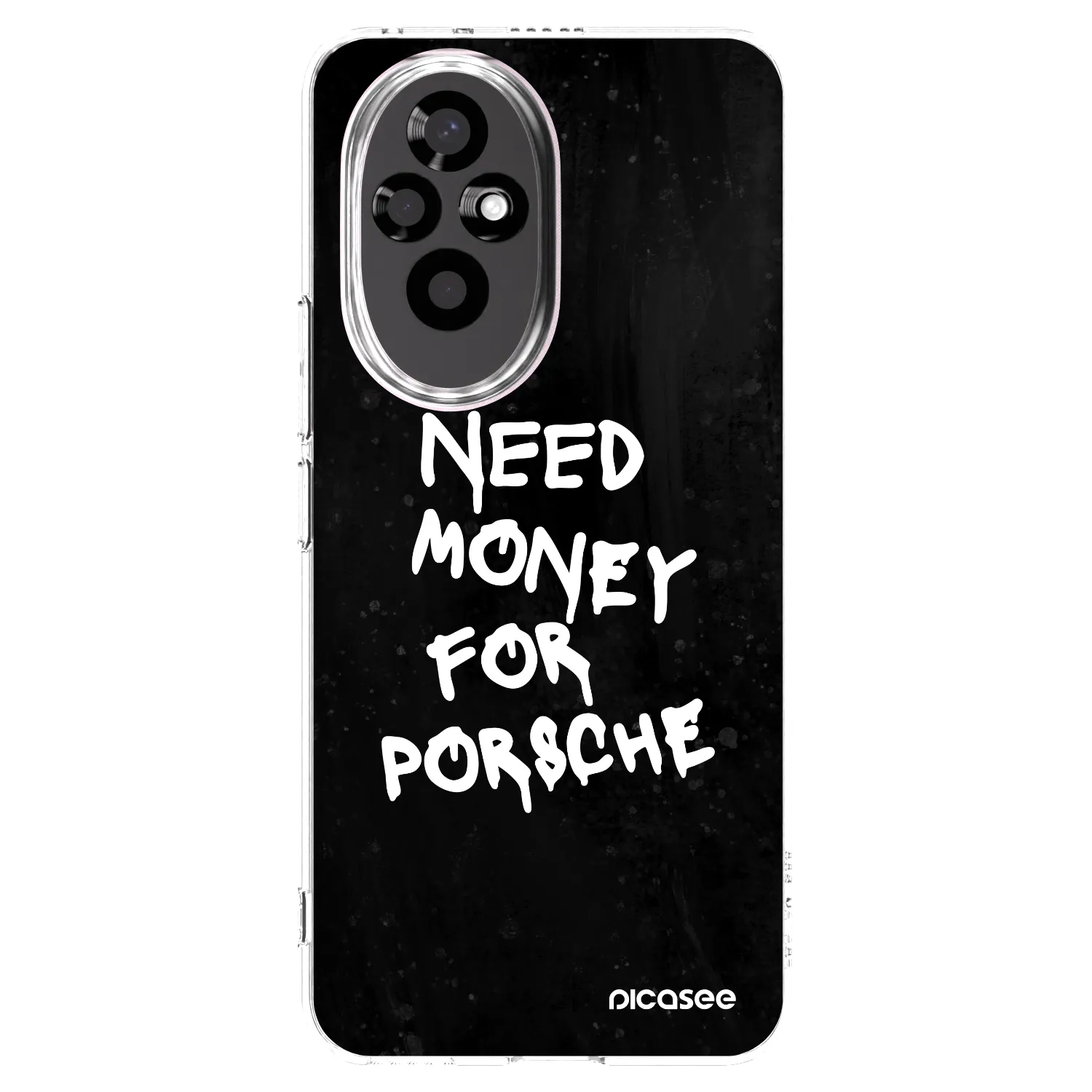 Picasee διαφανής θήκη σιλικόνης Honor 200 5G - Black Dollar