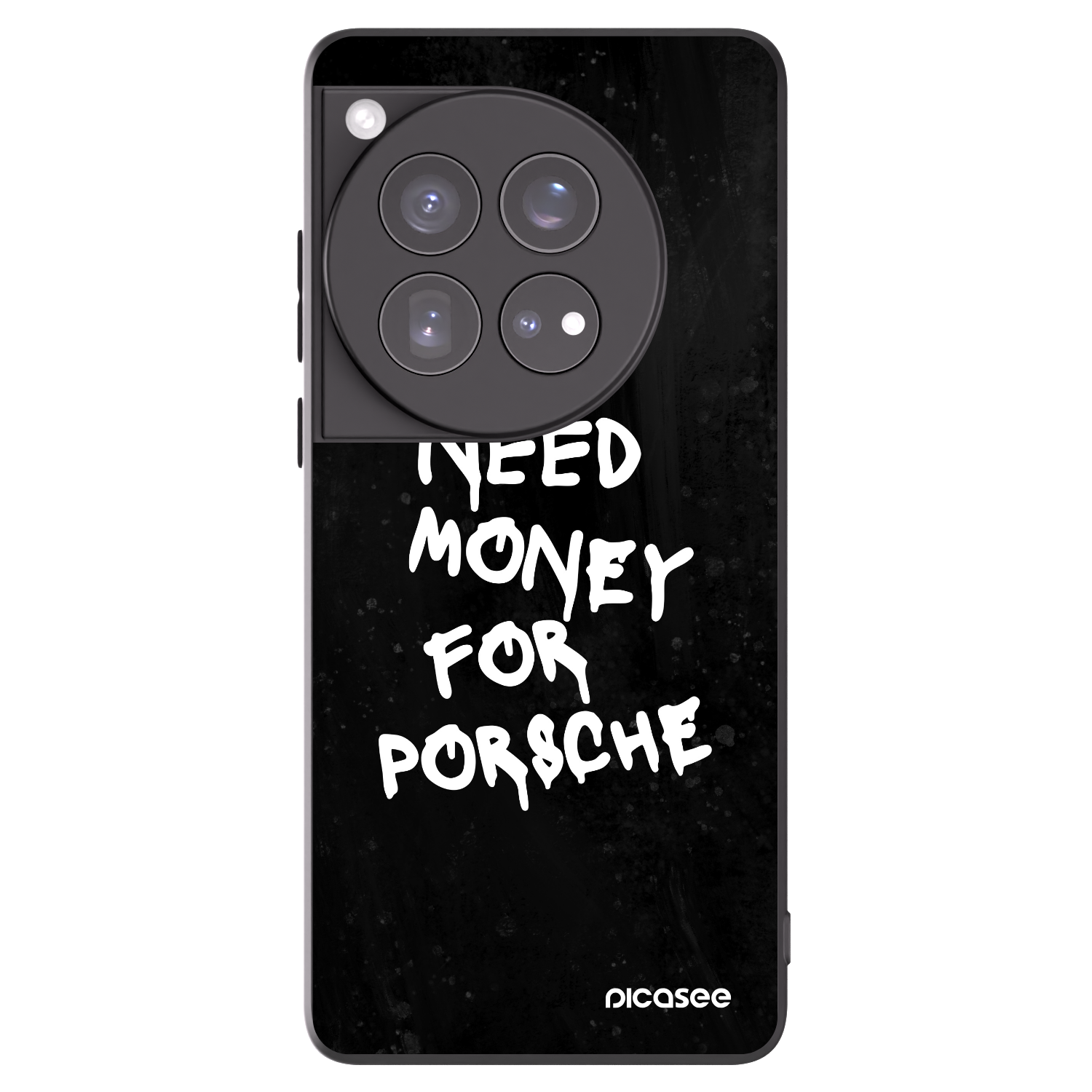 Picasee Μαύρη θήκη σιλικόνης για OnePlus 12 5G - Black Dollar