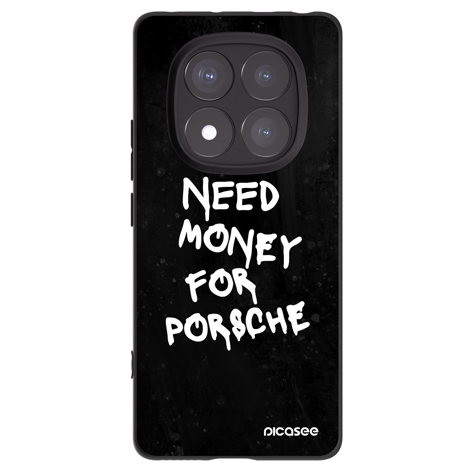 Picasee Μαύρη θήκη σιλικόνης για Xiaomi Redmi Note 14 Pro 5G - Black Dollar