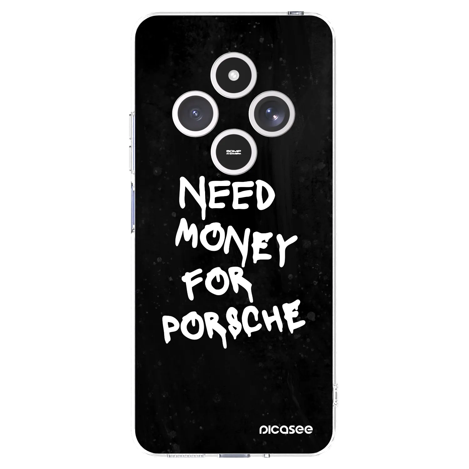 Picasee διαφανής θήκη σιλικόνης Xiaomi Redmi 14C - Black Dollar