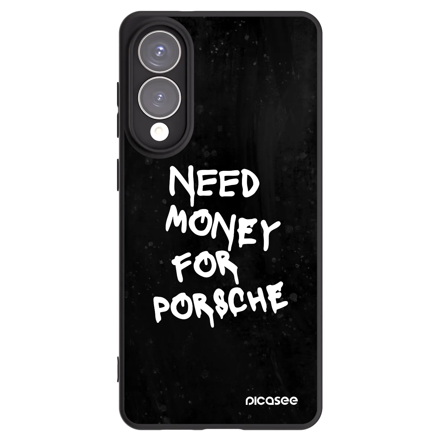 Picasee Μαύρη θήκη σιλικόνης για Samsung Galaxy S25 Edge 5G - Black Dollar