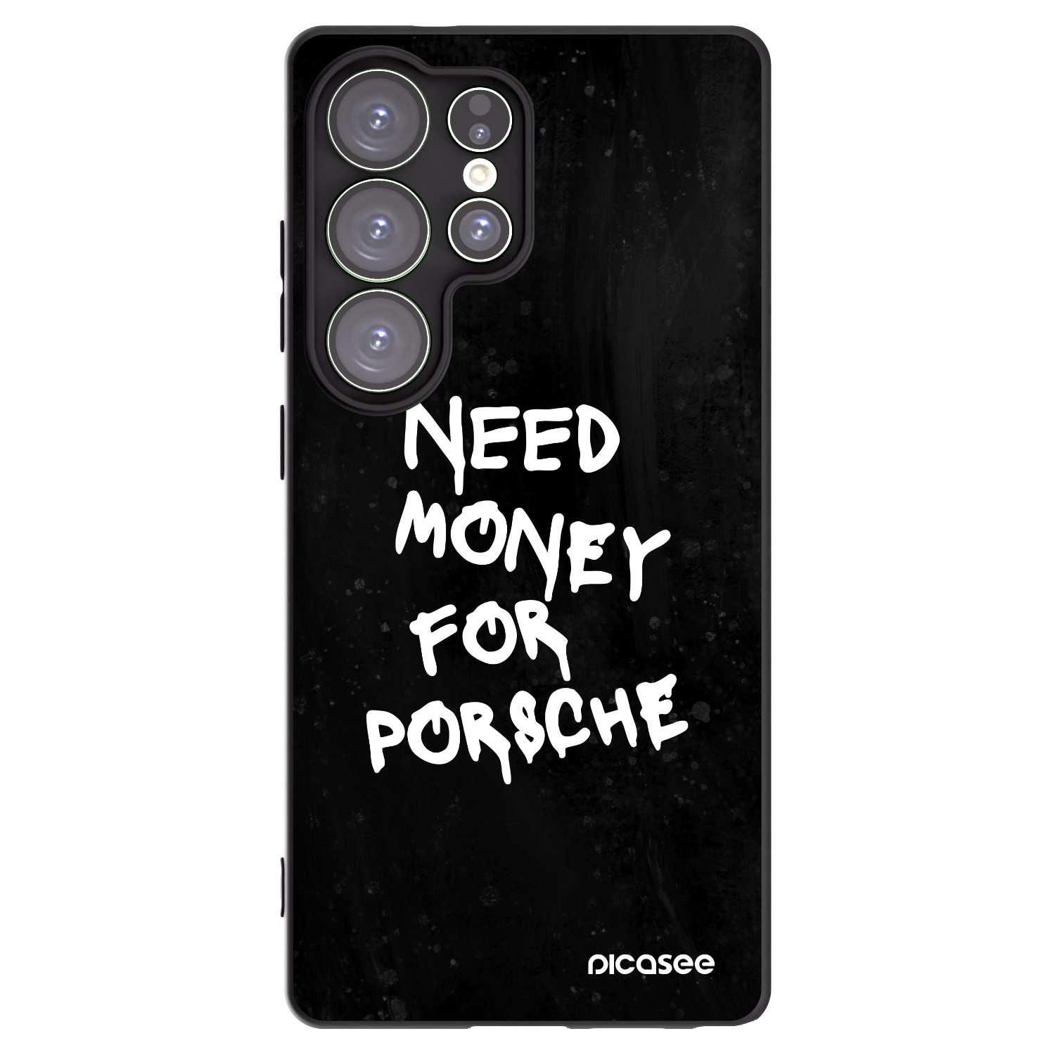 Picasee Μαύρη θήκη σιλικόνης για Samsung Galaxy S25 Ultra 5G - Black Dollar
