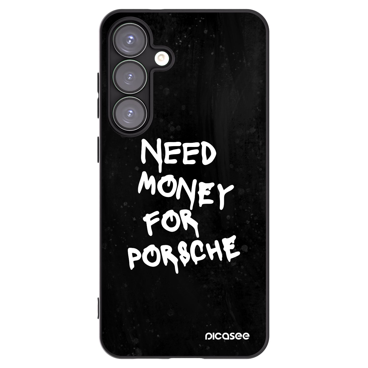 Picasee Μαύρη θήκη σιλικόνης για Samsung Galaxy S25+ 5G - Black Dollar