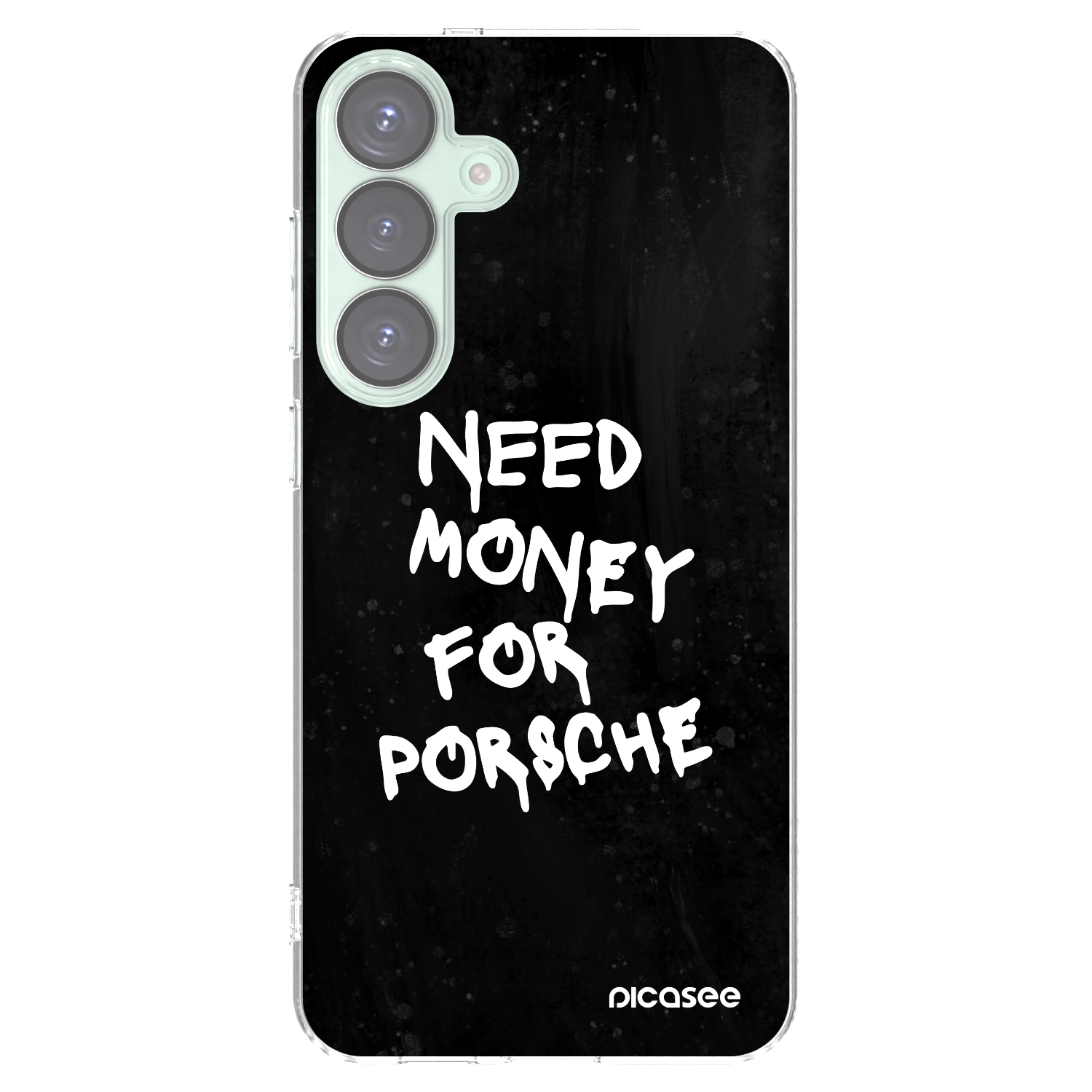 Picasee διαφανής θήκη σιλικόνης Samsung Galaxy S25+ 5G - Black Dollar