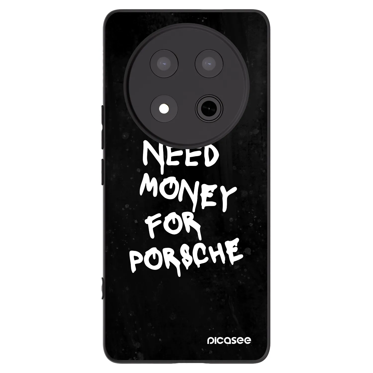 Picasee Μαύρη θήκη σιλικόνης για Honor Magic7 Lite 5G - Black Dollar